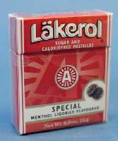 Lakerol (Läkerol) Box - Menthol Licorice Lakerol (Läkerol) Box - Menthol Licorice