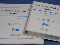 Swedish Spoken Here Notebook and Cassettes Swedish Spoken Here Notebook and Cassettes