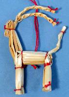 Straw Julbock Ornament Straw Julbock Ornament