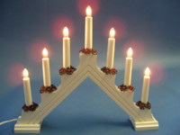 White Matilda Electric Candelabra White Matilda Electric Candelabra