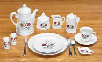 Swedish Flower Dinnerware Set Swedish Flower Dinnerware Set