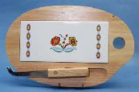 Swedish Flower Cheeseboard with Knife Swedish Flower Cheeseboard with Knife