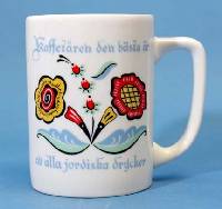 Mug - Kaffetåren Swedish Flower Mug - Kaffetåren Swedish Flower