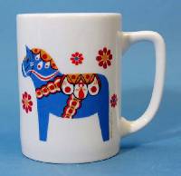 Mug - Blue Dalahsten (Dala Horse)