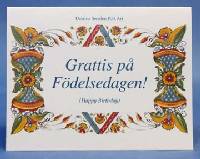 Cards - Grattis p Fdelsedagen!