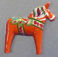 Dala Horse Magnet - Red Dala Horse Magnet - Red
