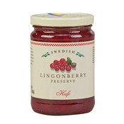 HAFI Lingonberry (Swedish) Preserves - 14 oz. Jar from HAFI(Hallands Fruktindustri) - (Sweden)