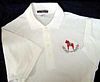 White Dalahorse Golf shirt - More Details