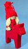 Ornament - Tomte Girl on Horse - More Details