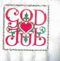 God Jul - Luncheon Napkins God Jul - Luncheon Napkins
