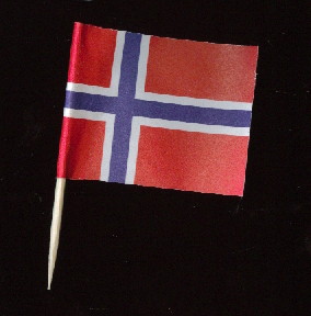 Norway Toothpick Flags