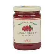 HAFI Lingonberry (Swedish) Preserves - 14 oz. Jar from HAFI(Hallands Fruktindustri) - (Sweden) - More Details