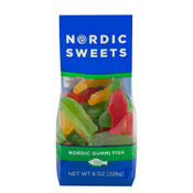 Nordic Sweets - Candy Gummi Fish Assortment Bag - 8 oz.