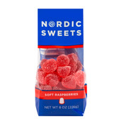 Nordic Sweets - Soft Raspberries(Gelé Hallon) in 8 oz bag. - More Details